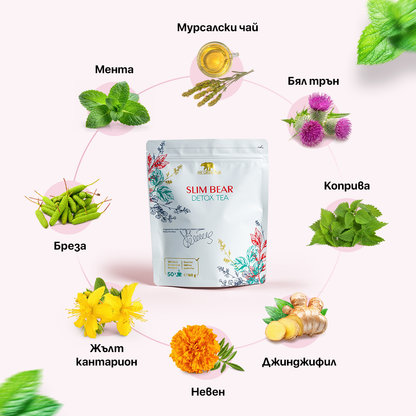 Комплект Slim Bear + бутилка – 24/7 Detox Set