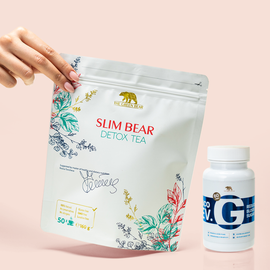Комплект за кръвна захар Gluco Rev + Slim Bear